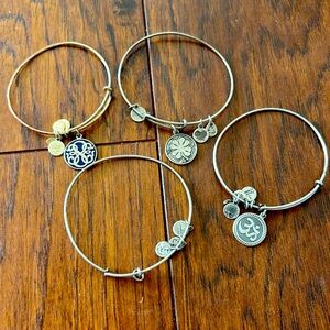 Lot of 4 Alex and Ani Bracelets